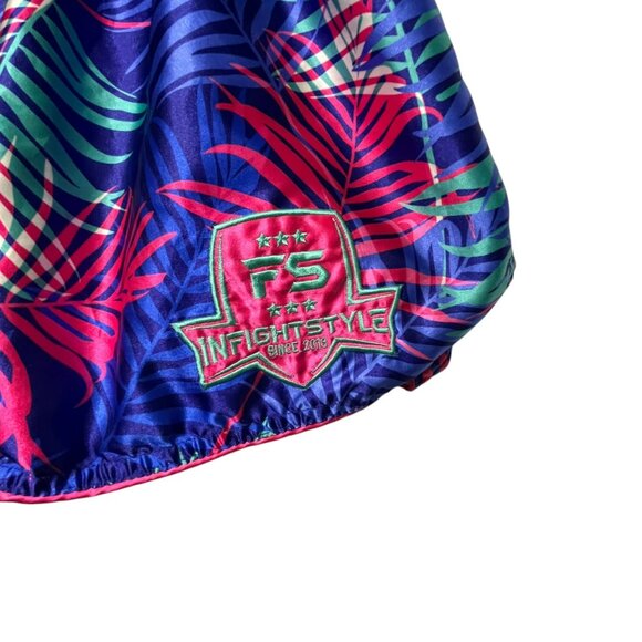 Men's Athletic Shorts - Blue and Pink - Picture 6 of 9